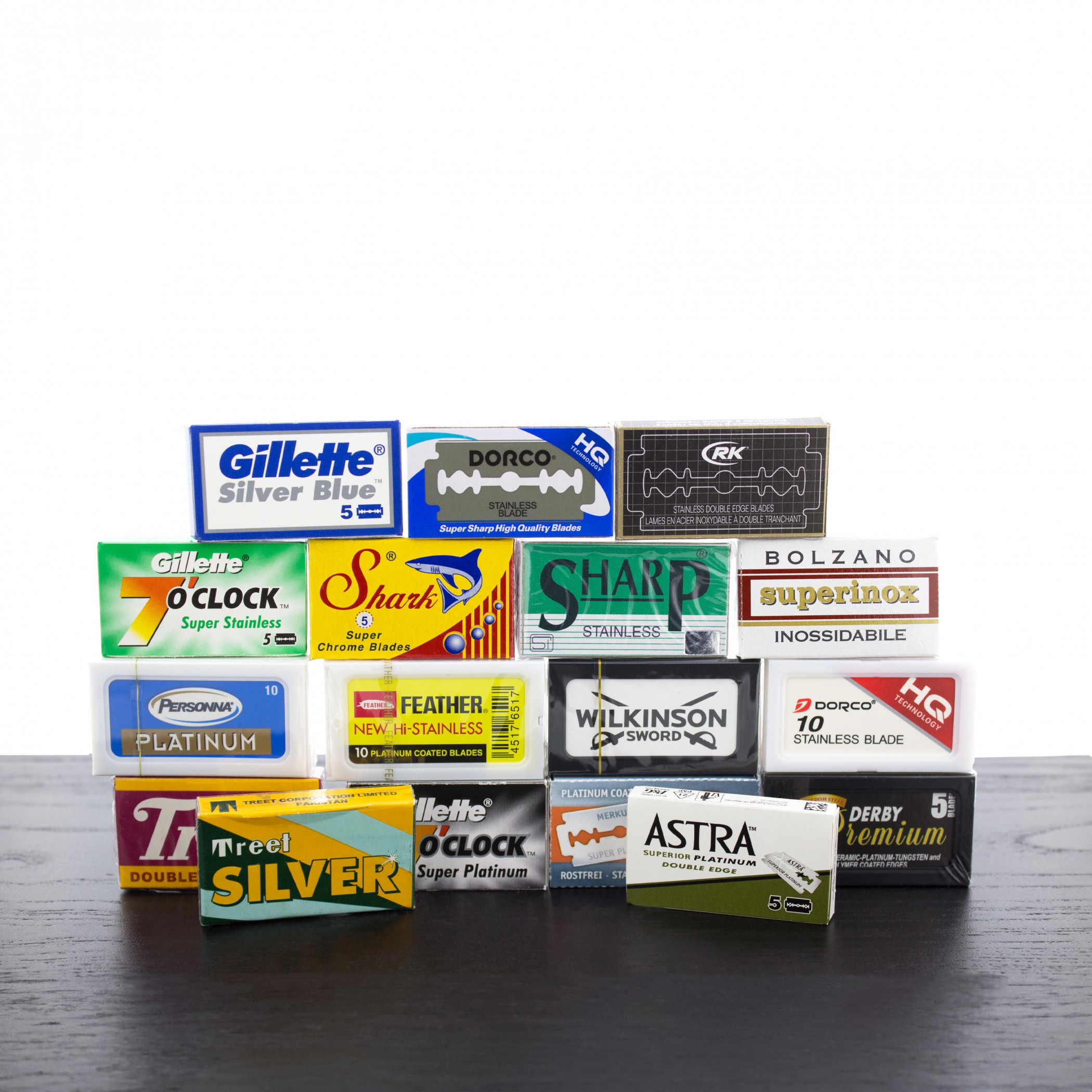 WCS -EVERYTHING Double Edge Razor Blade Sampler Pack Bundle - West